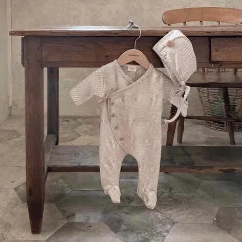 Cozy Romper with Bonnet