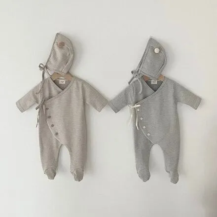 Cozy Romper with Bonnet