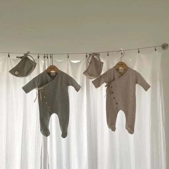 Cozy Romper with Bonnet
