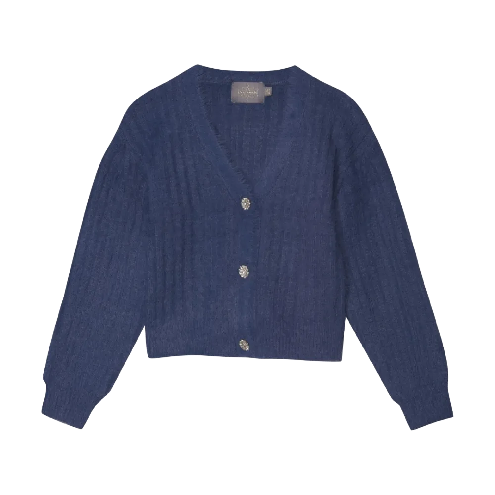Creamie Fuzzy Cardigan
