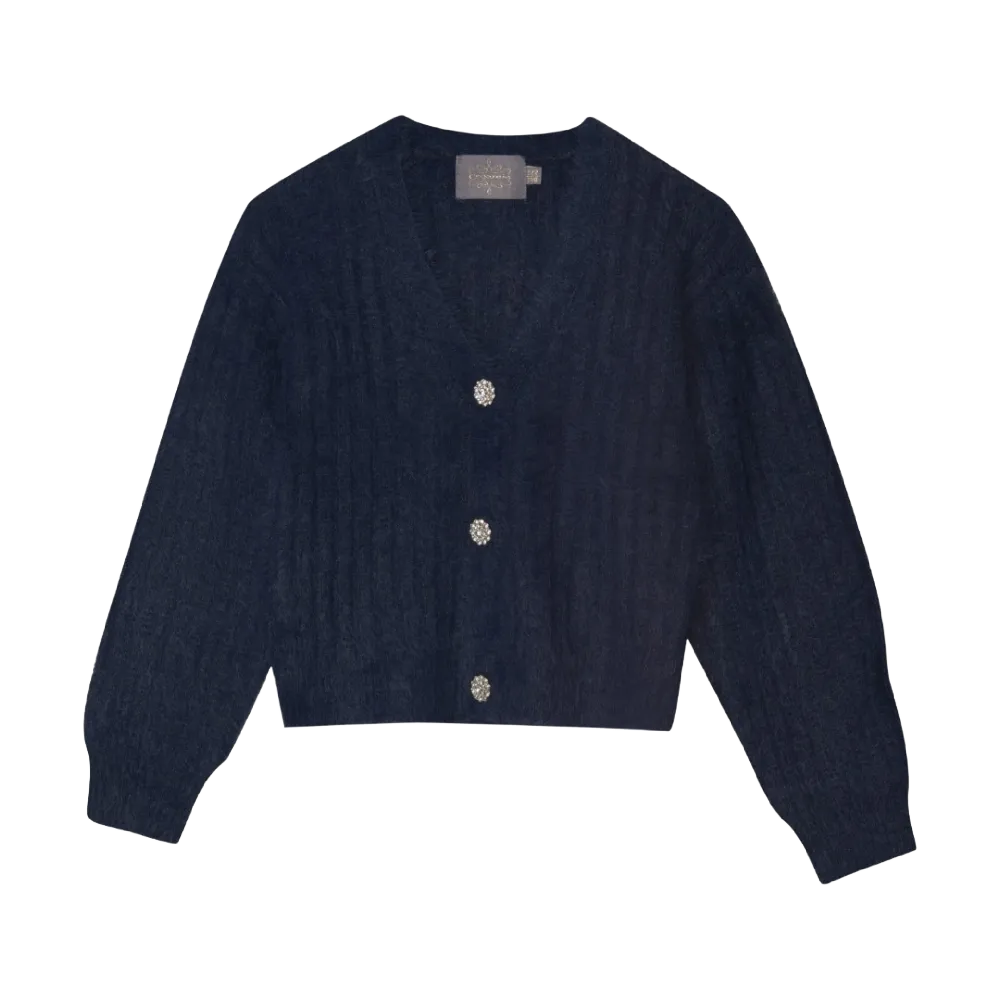 Creamie Fuzzy Cardigan