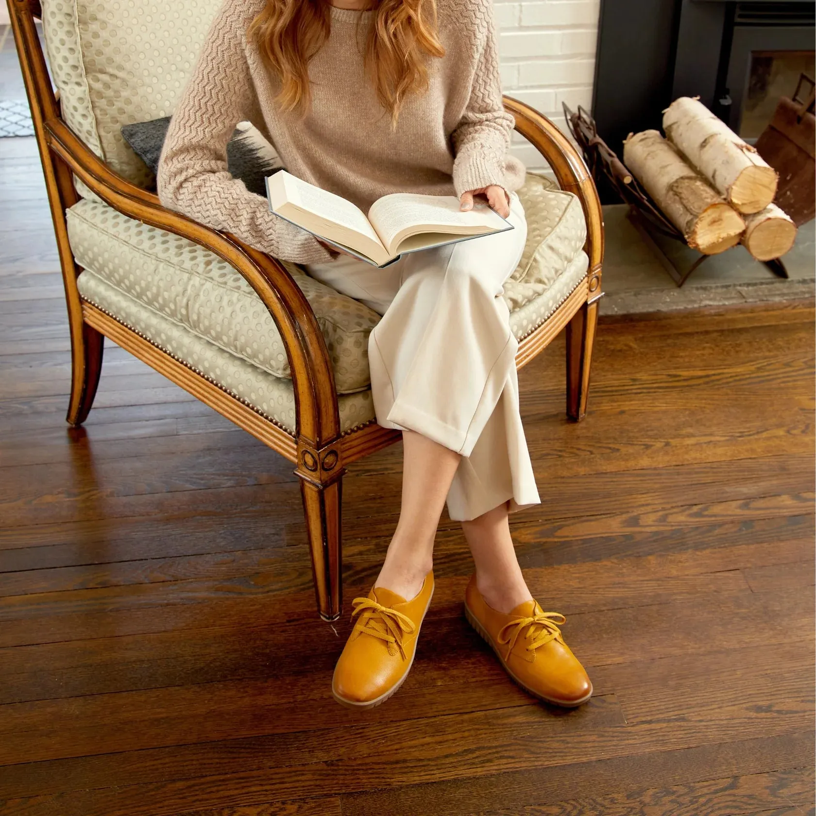 DANSKO LIBBIE MUSTARD BURNISHED CALF