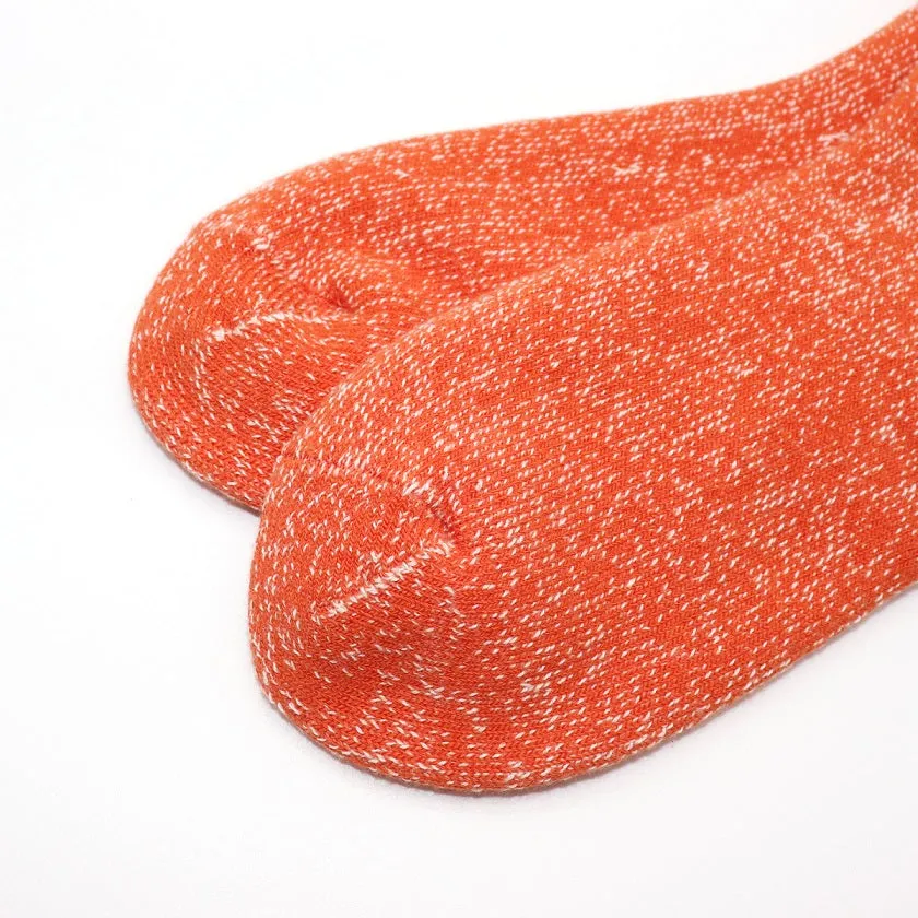 Double Face Ankle Socks - Organic Cotton - Dark Orange