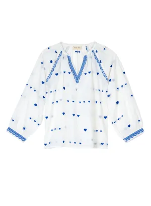 ELANI EMBROIDERED TOP
