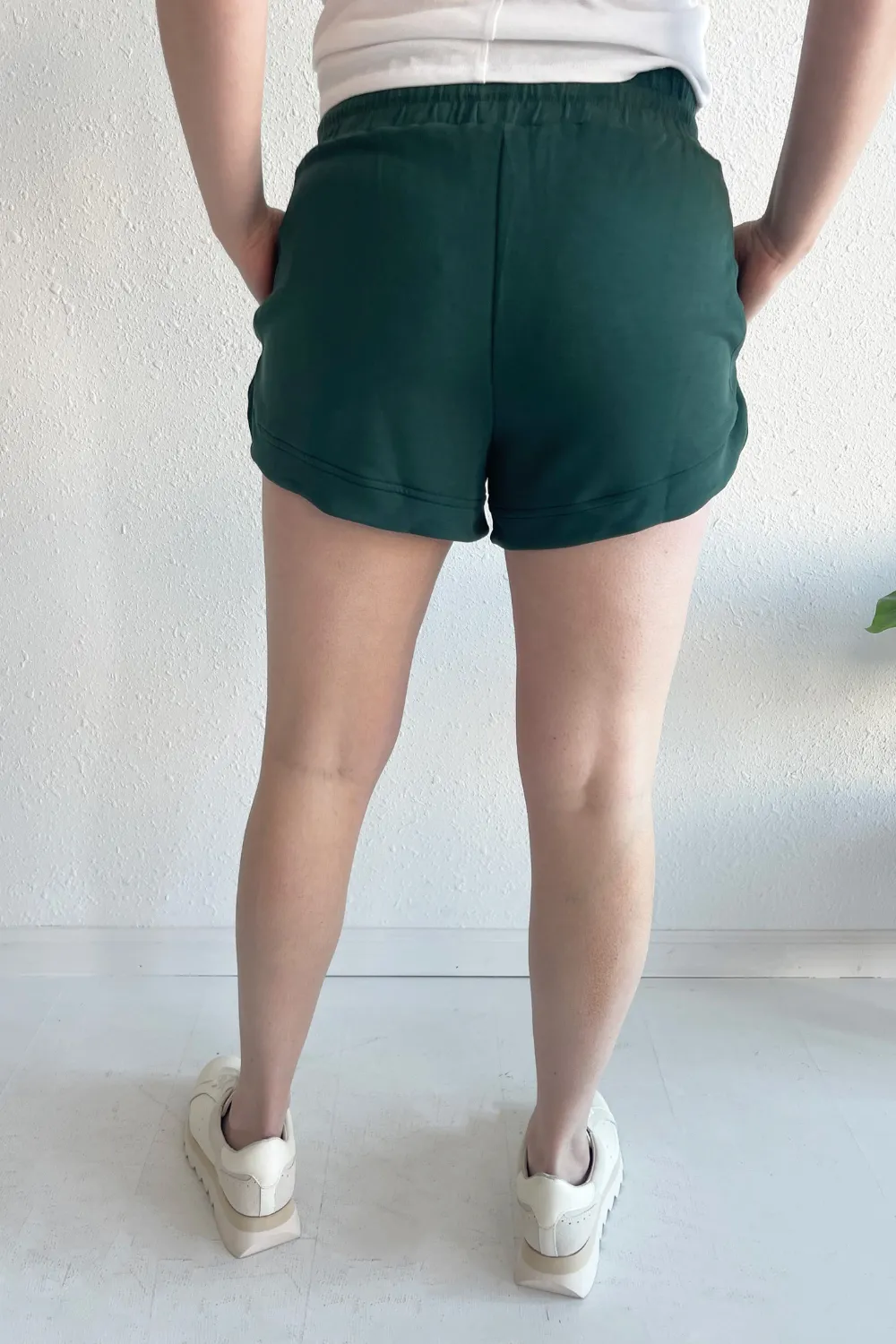 Elastic Waistband Lounge Shorts