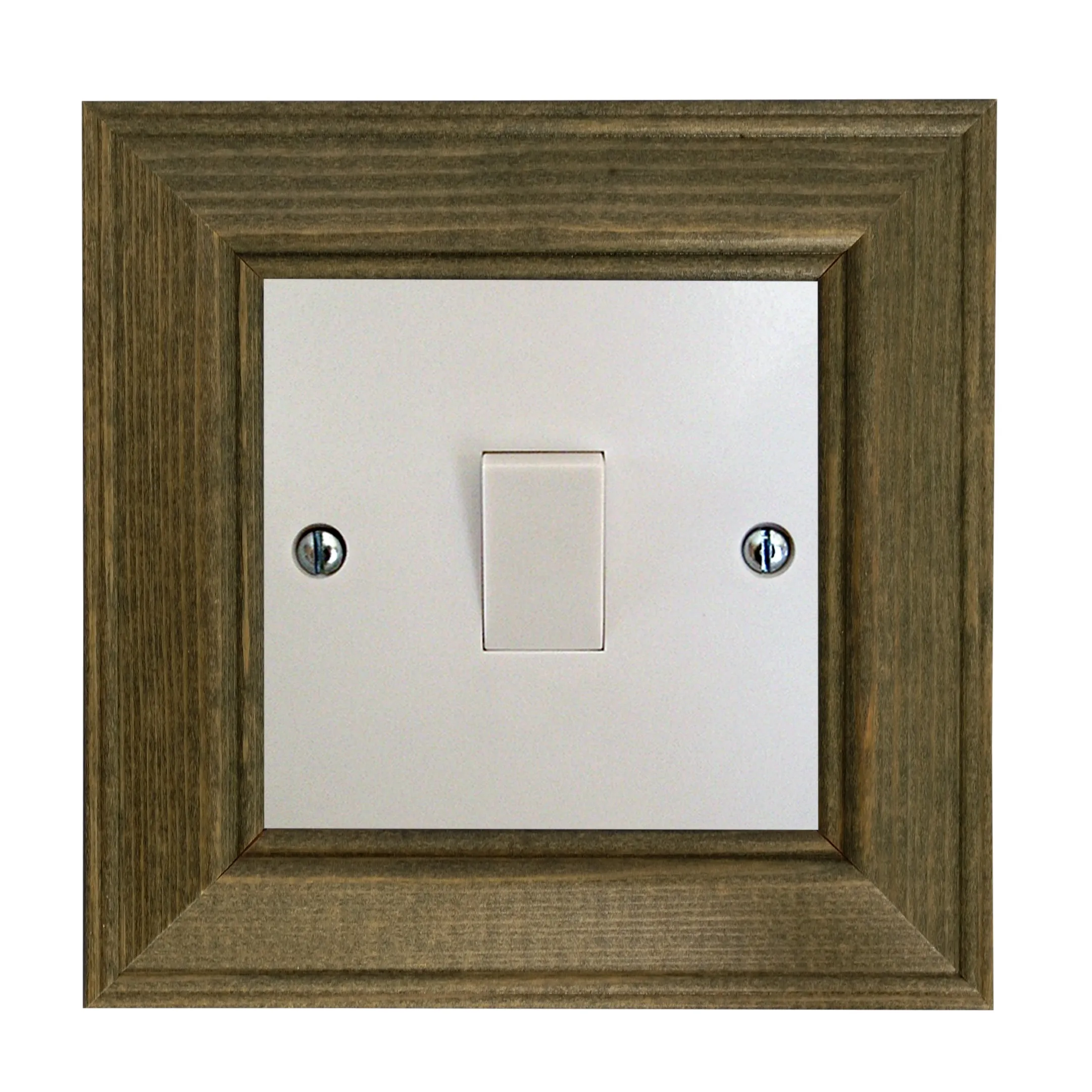ElekTek Switch Surround Ovolo Frame Cover Finger Plate Pine Shades