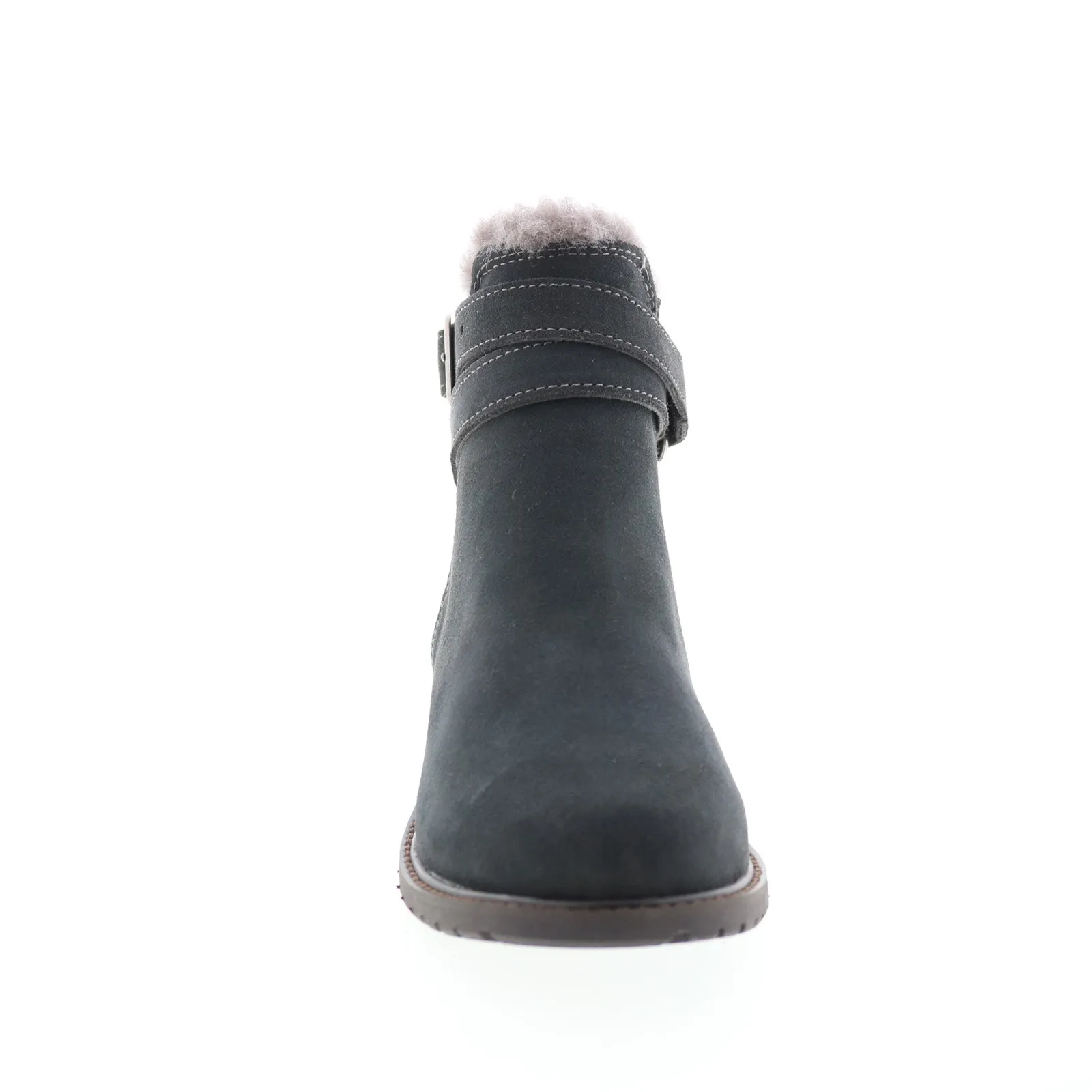 Emu Australia Loxton W12803 Womens Gray Suede Ankle & Booties Boots
