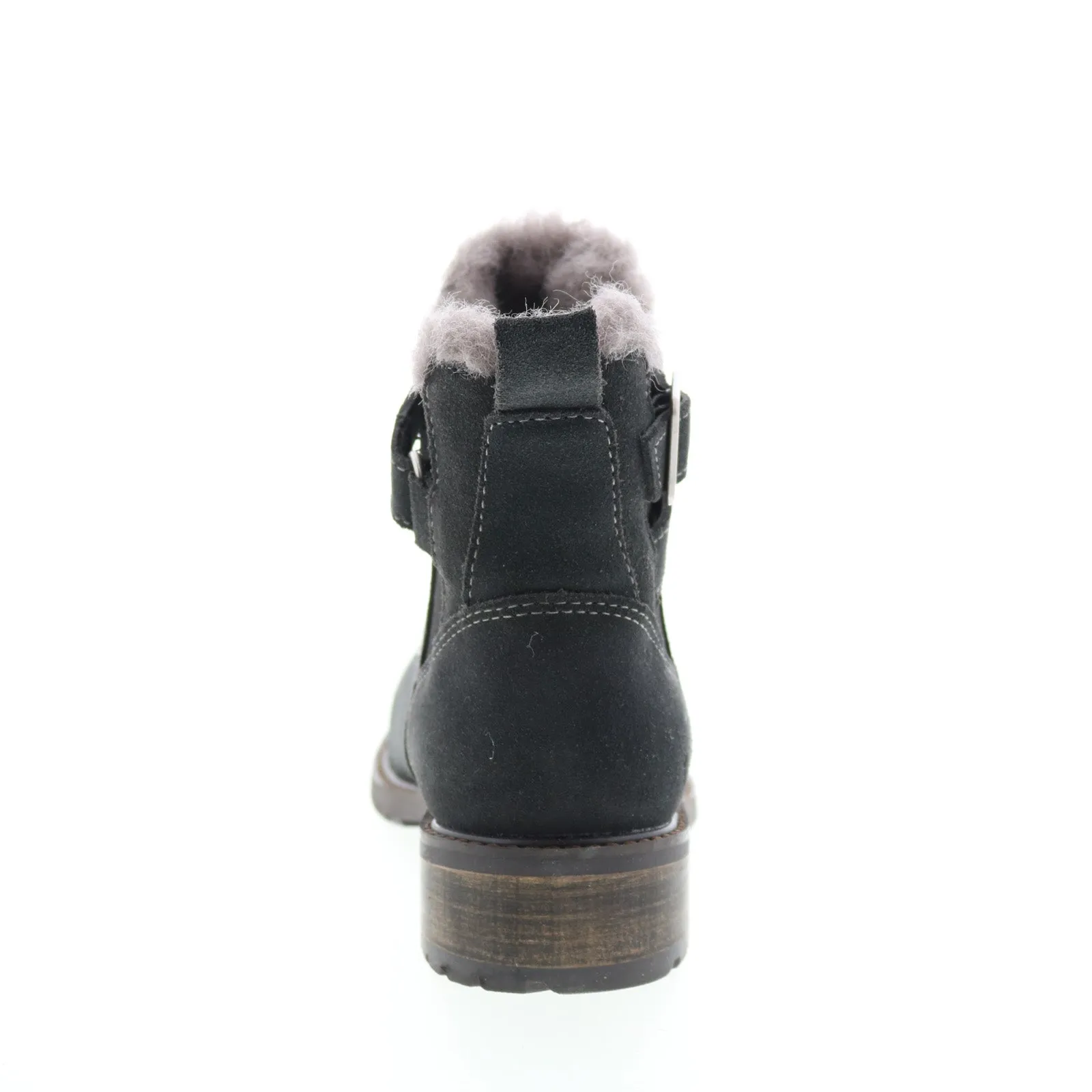 Emu Australia Loxton W12803 Womens Gray Suede Ankle & Booties Boots