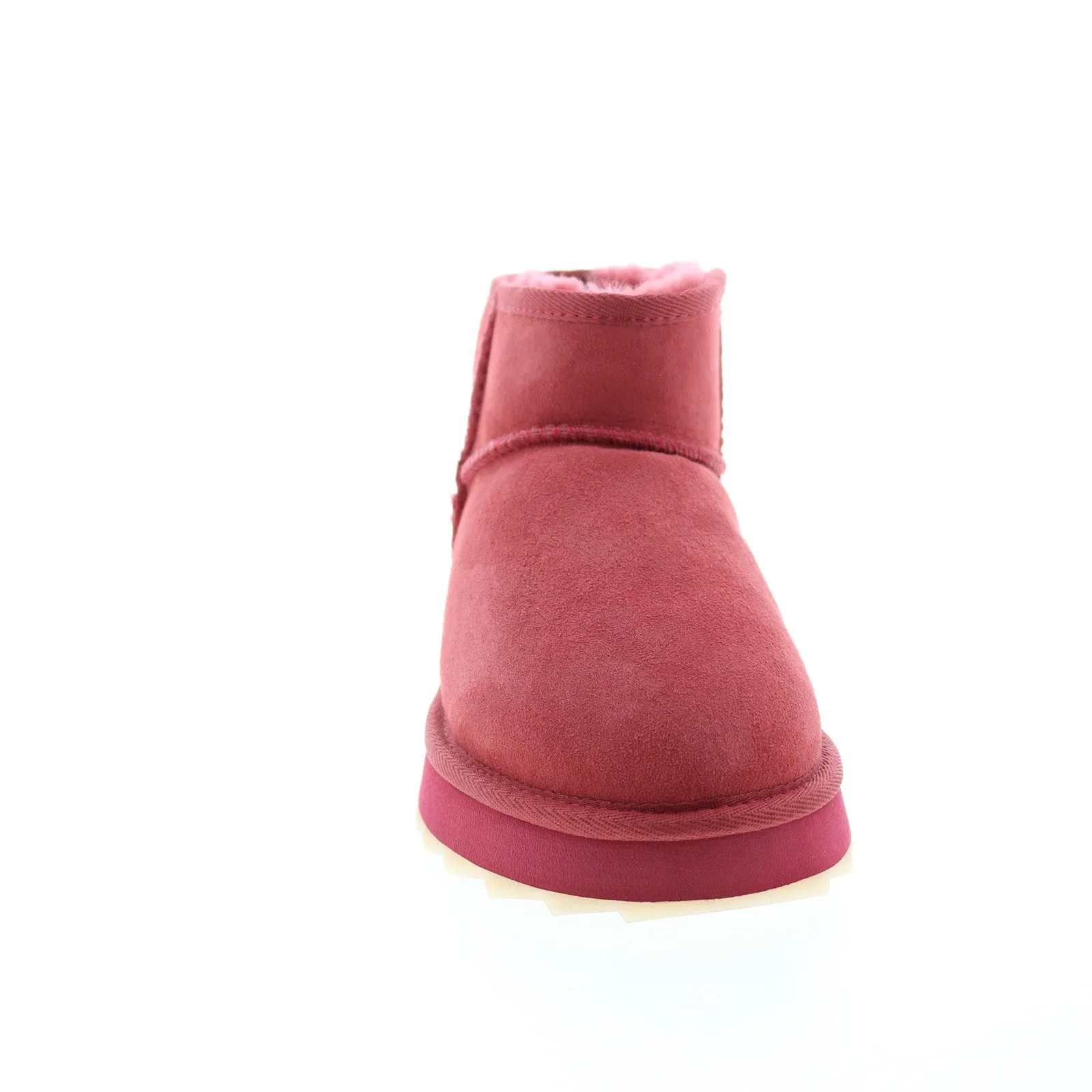 Emu Australia Sharky Micro W12548 Womens Red Suede Ankle & Booties Boots