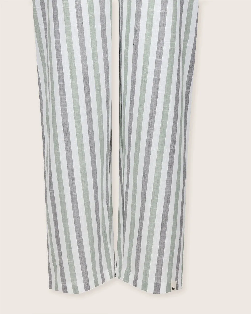 Erin Woven Stripe Dungarees