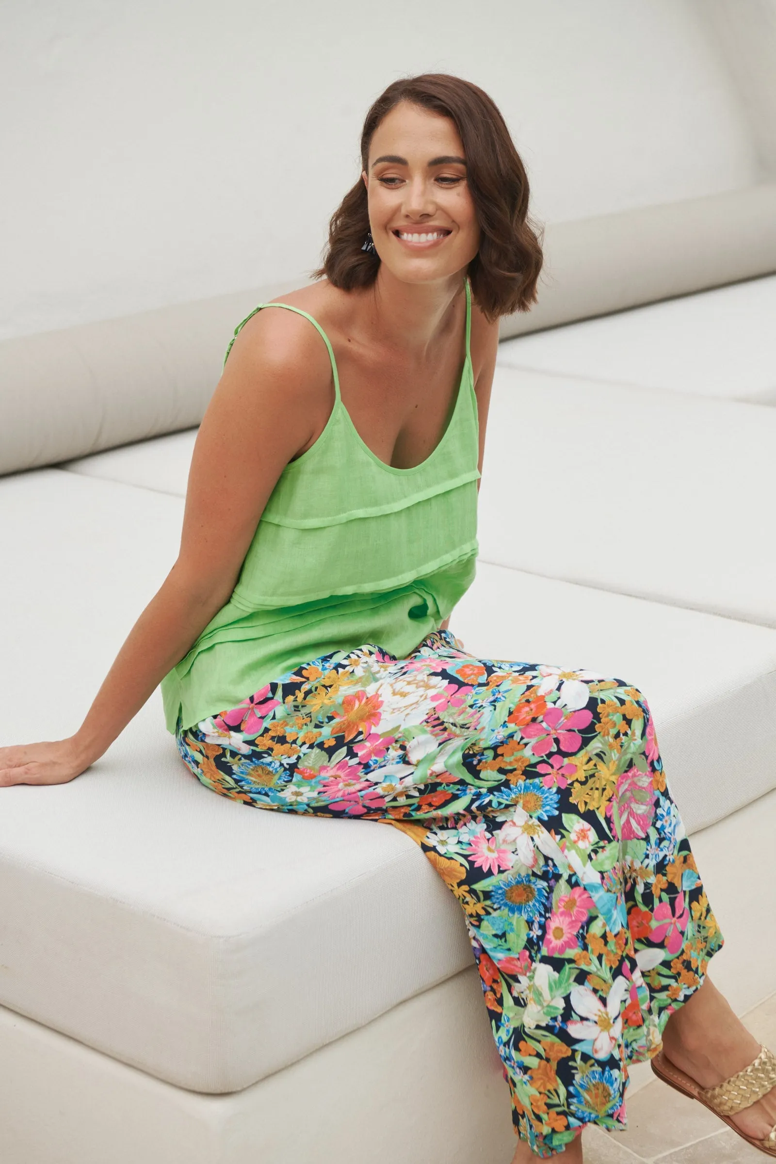 Esprit Pant - Navy Flourish