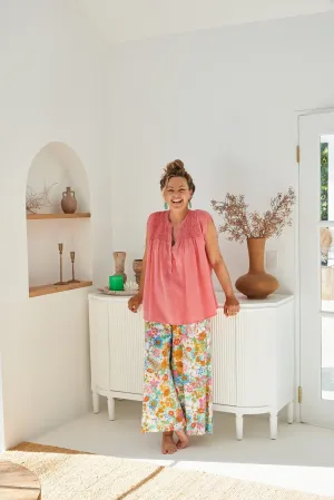 Esprit Pant - Pink Flourish