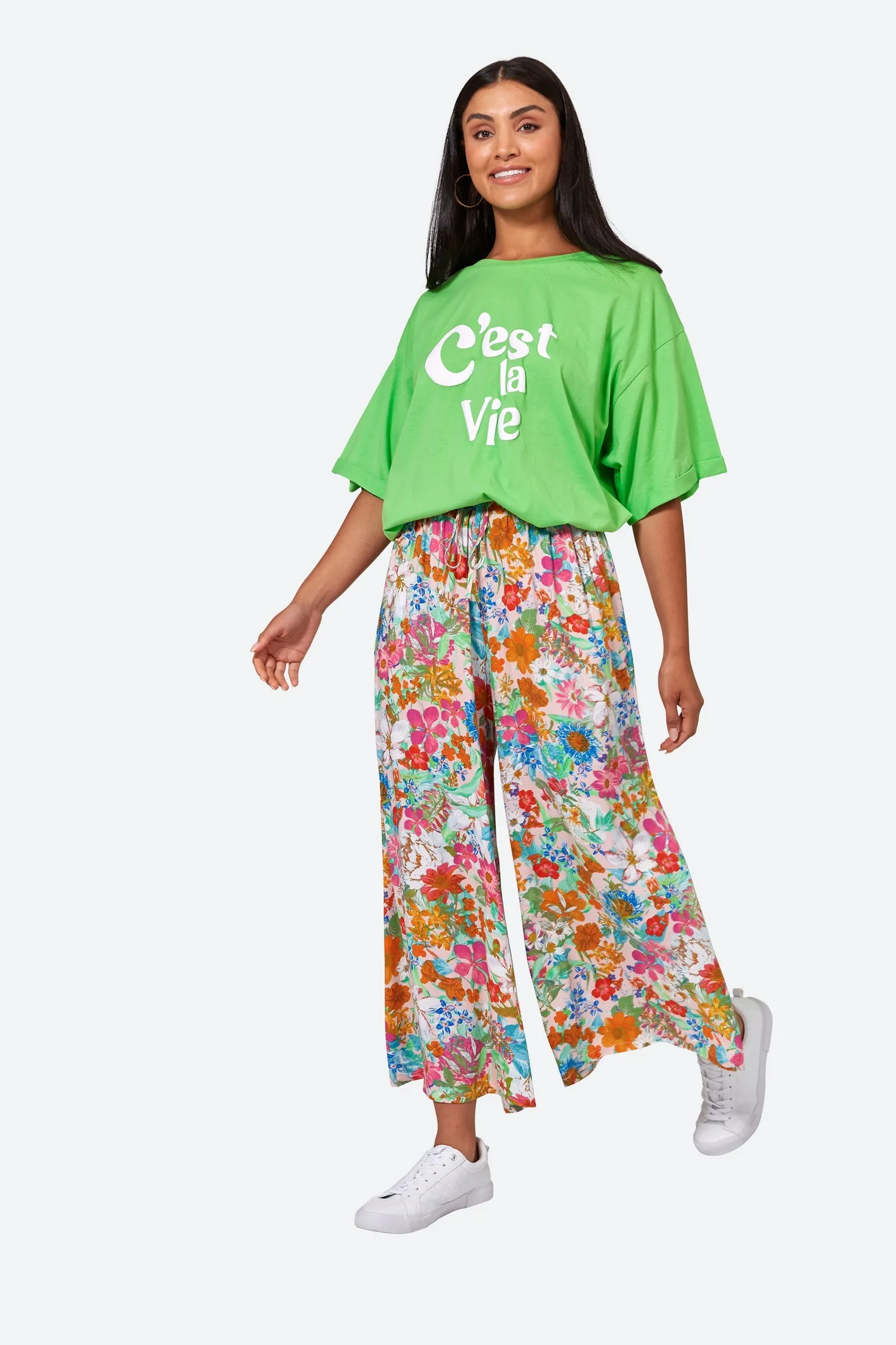 Esprit Pant - Pink Flourish