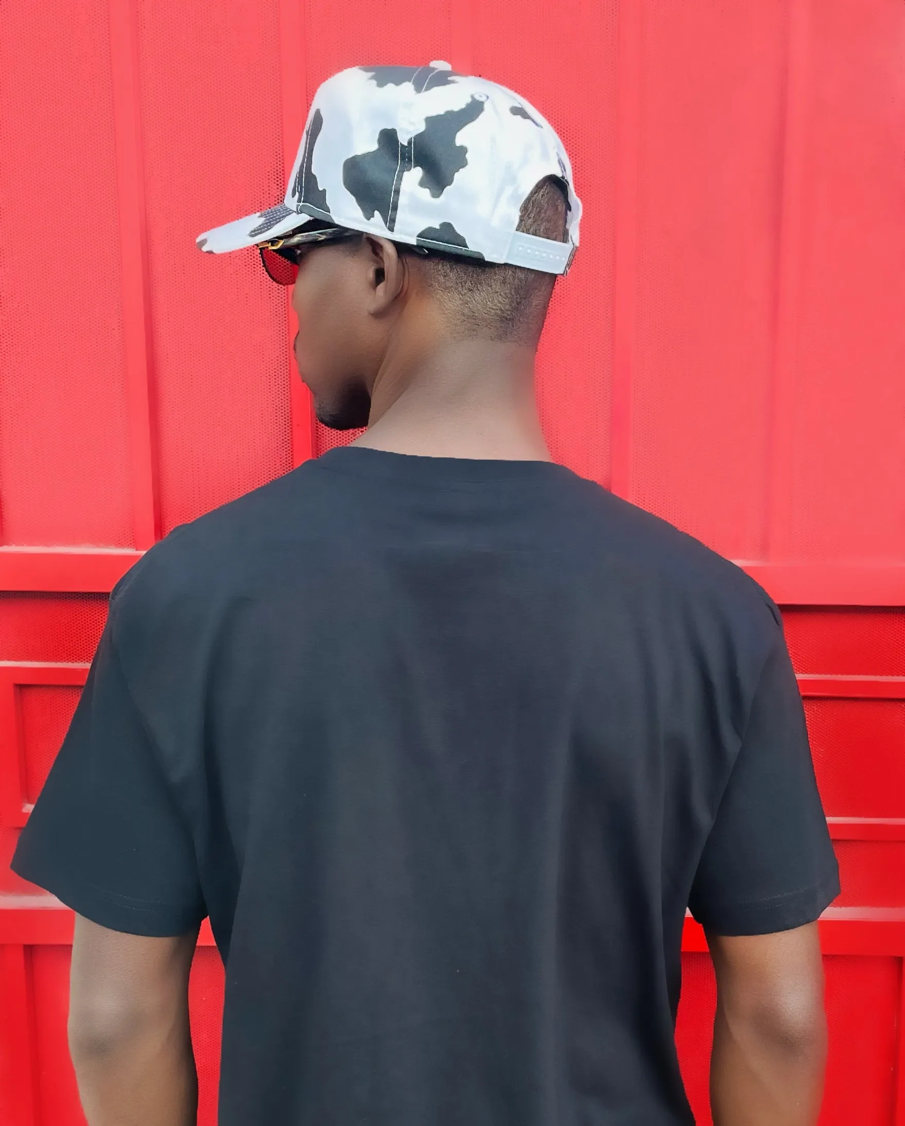 Fallon Aurielle Signature Stylish Cow Snapback Hat