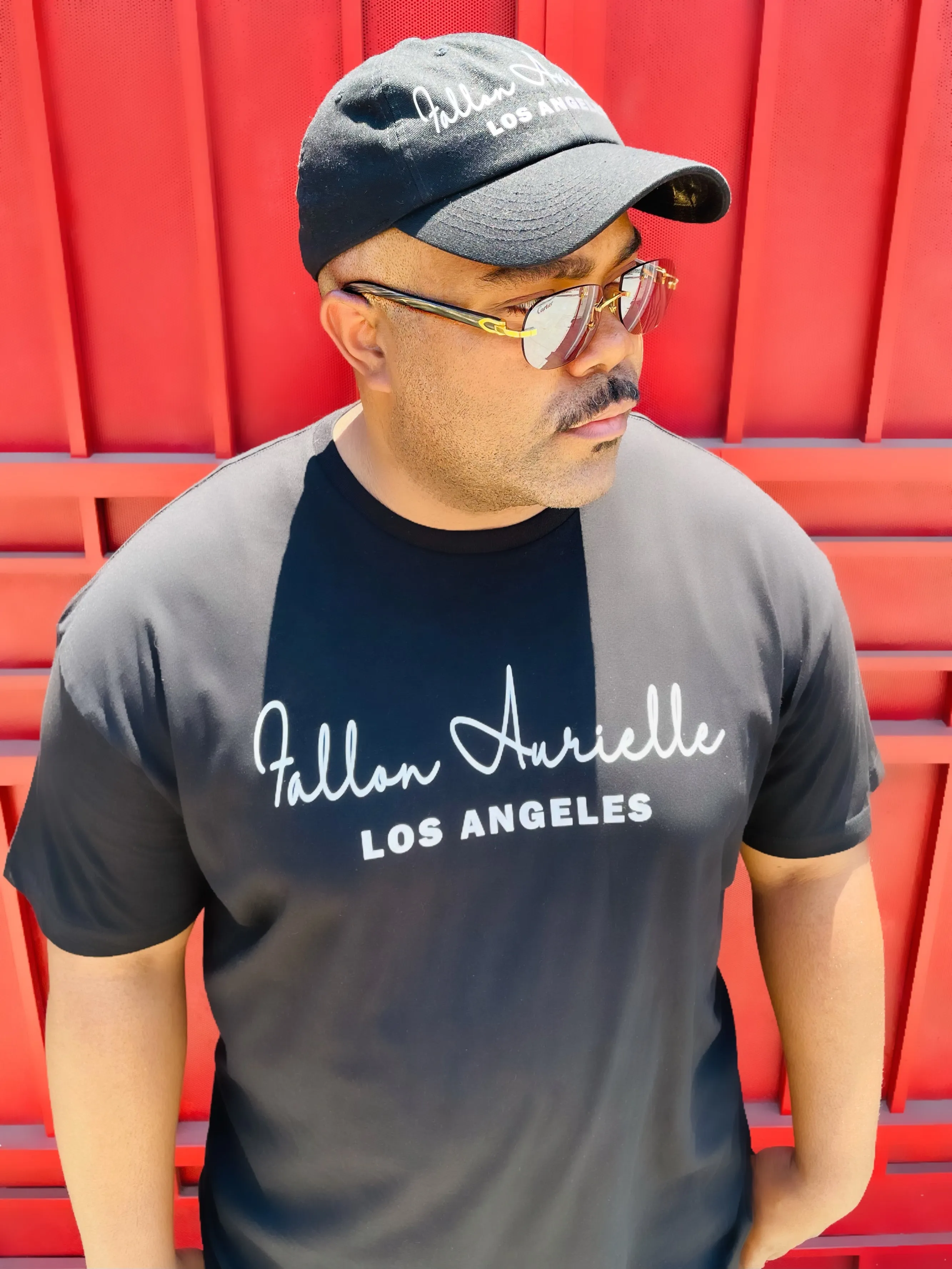 Fallon Aurielle Unisex Signature Los Angeles Rep Yo Set Short Set (Black & White)