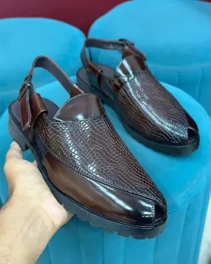 Fashion Woven Leather Sandals