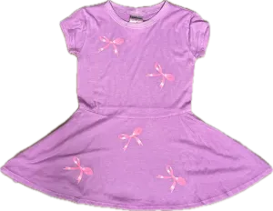 FIREHOUSE- Pink Bows Dress (grape)