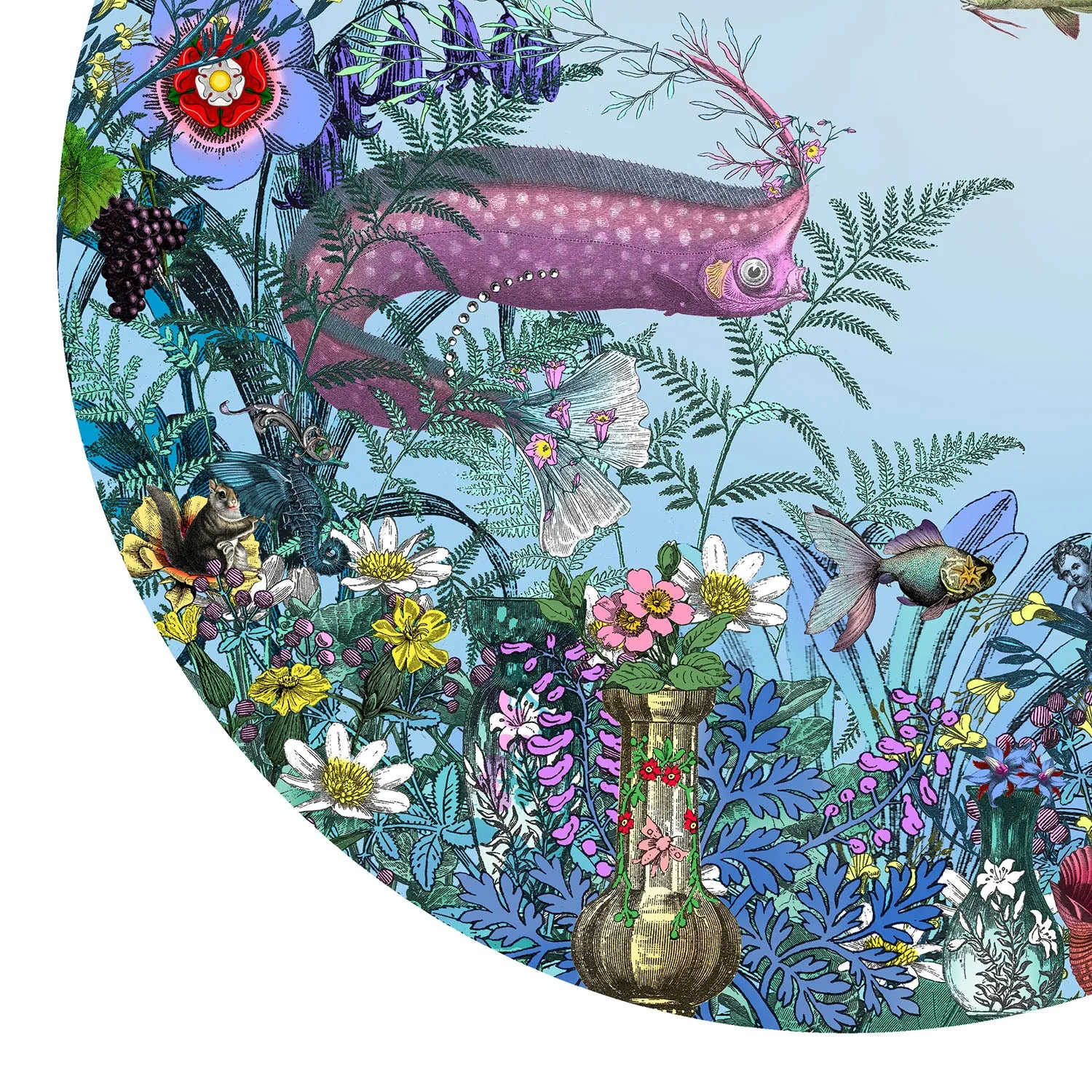 Fiskur Ne Thari - Circular Sea-born - Art Print