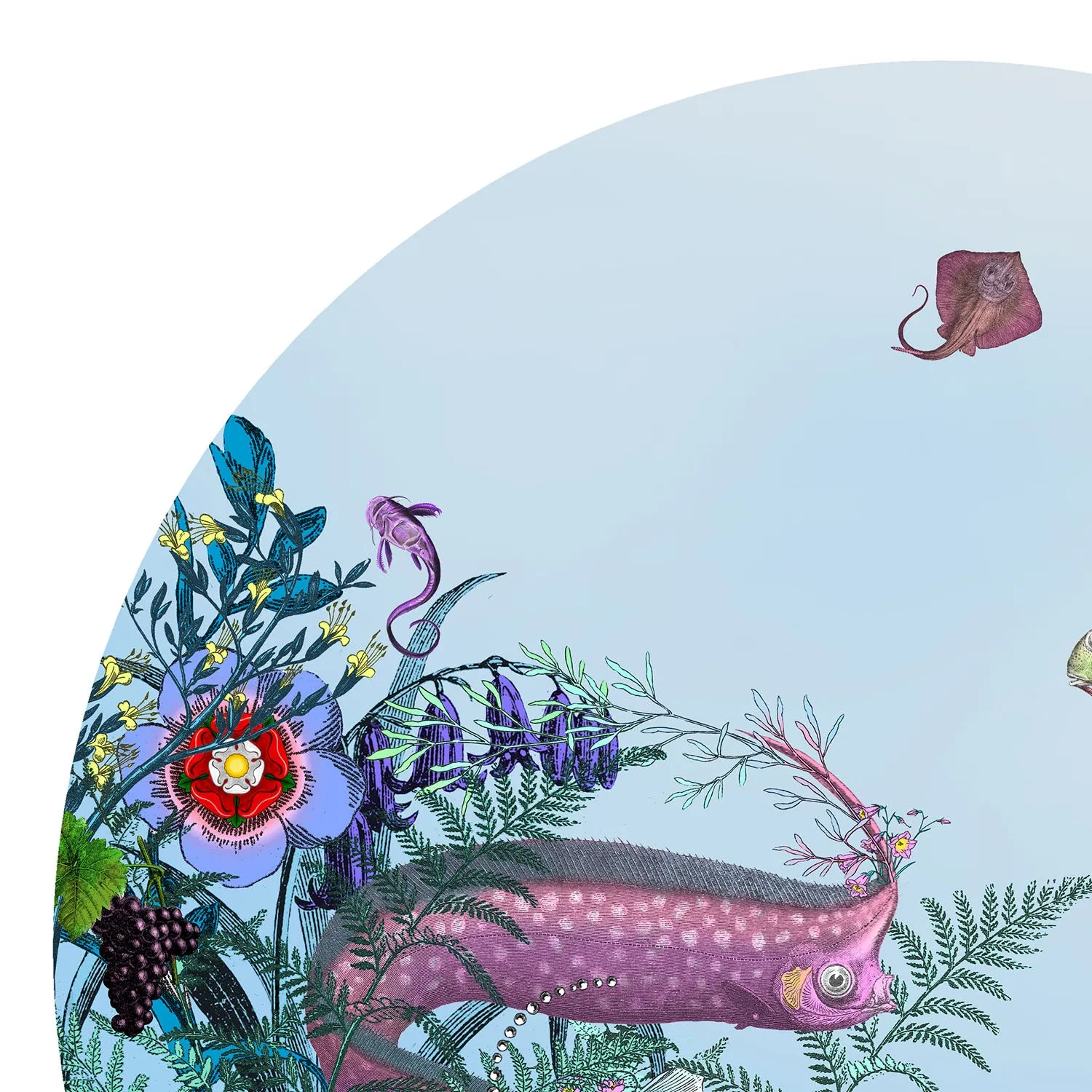 Fiskur Ne Thari - Circular Sea-born - Art Print