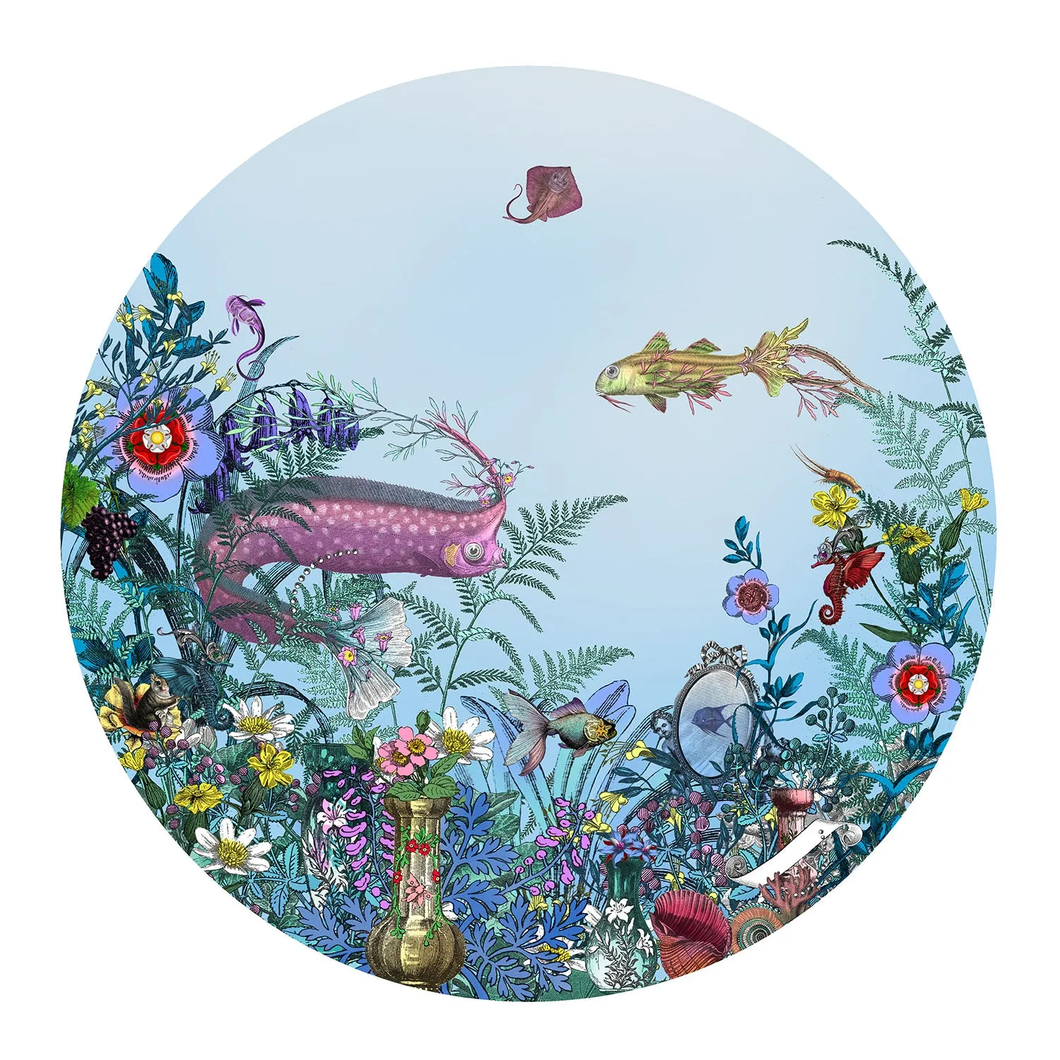 Fiskur Ne Thari - Circular Sea-born - Art Print