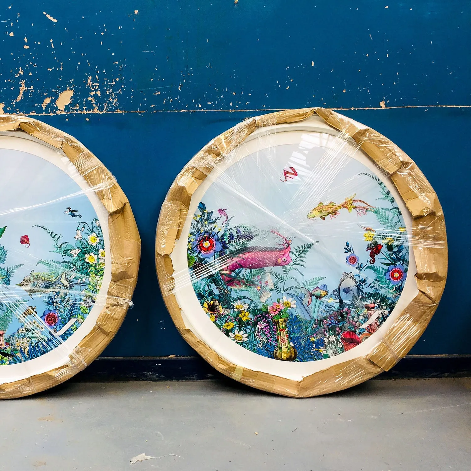 Fiskur Ne Thari - Circular Sea-born - Art Print