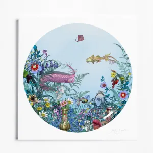 Fiskur Ne Thari - Circular Sea-born - Art Print