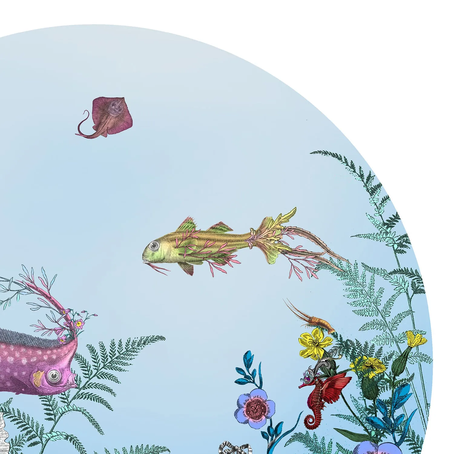 Fiskur Ne Thari - Circular Sea-born - Art Print
