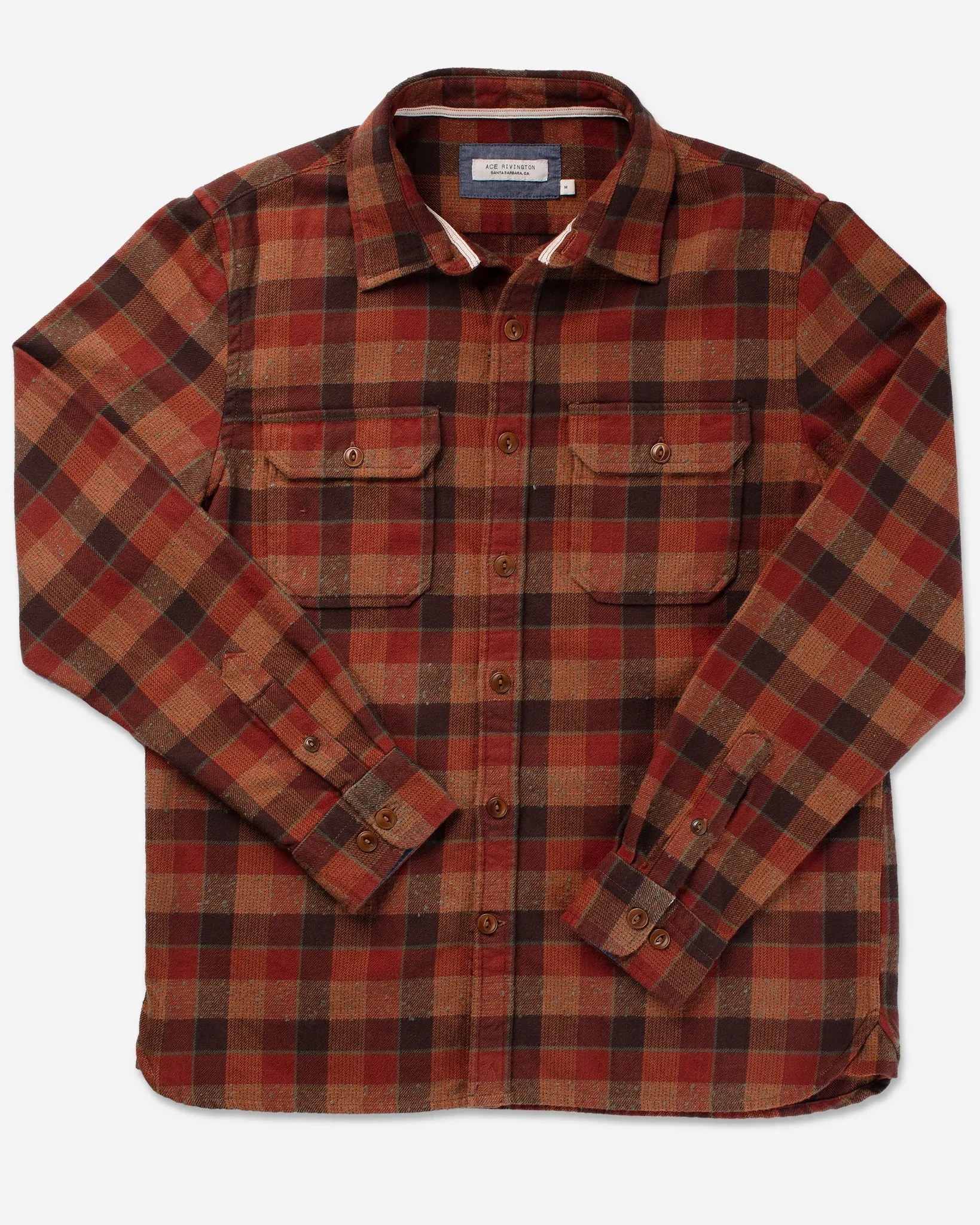 Flannel - Utility Shirt - Clay Tile