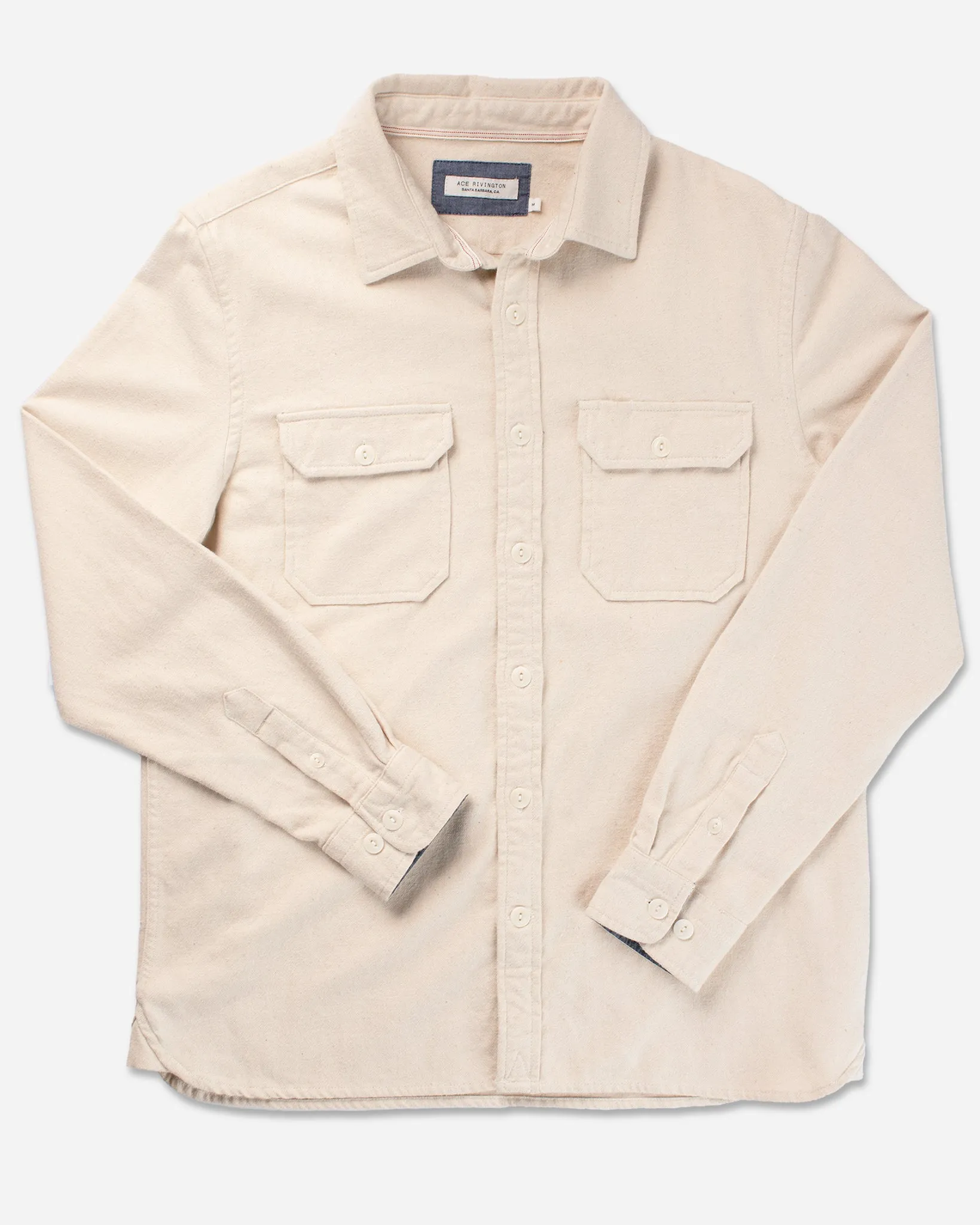 Flannel - Utility Shirt - Ecru H3