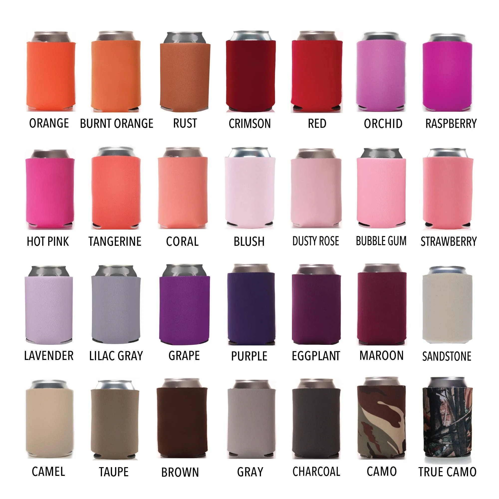 Forever and Always  - Wedding Can Cooler #206R