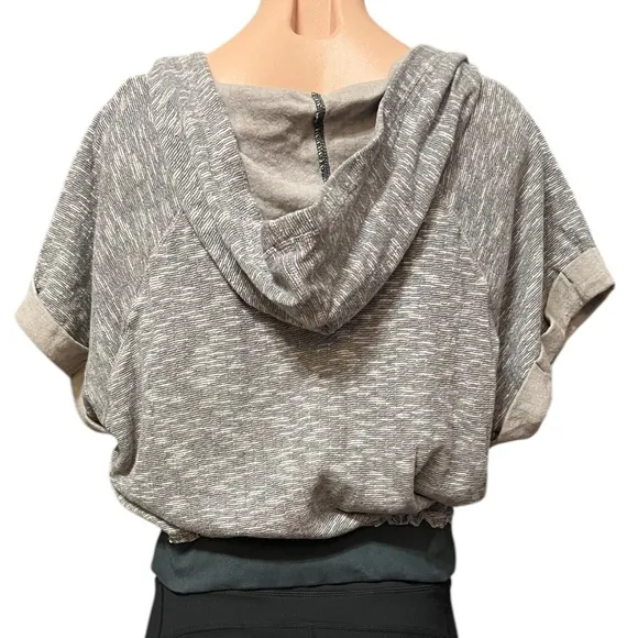 Free People Gray Women's Sweatshirt with Hood Pre-owned Good Condition