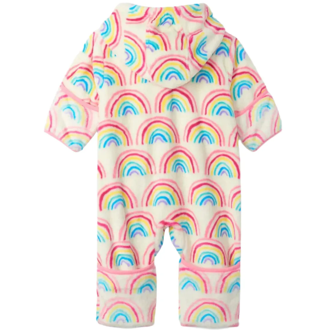 Fuzzy Fleece Baby Bundler - Pretty Rainbows