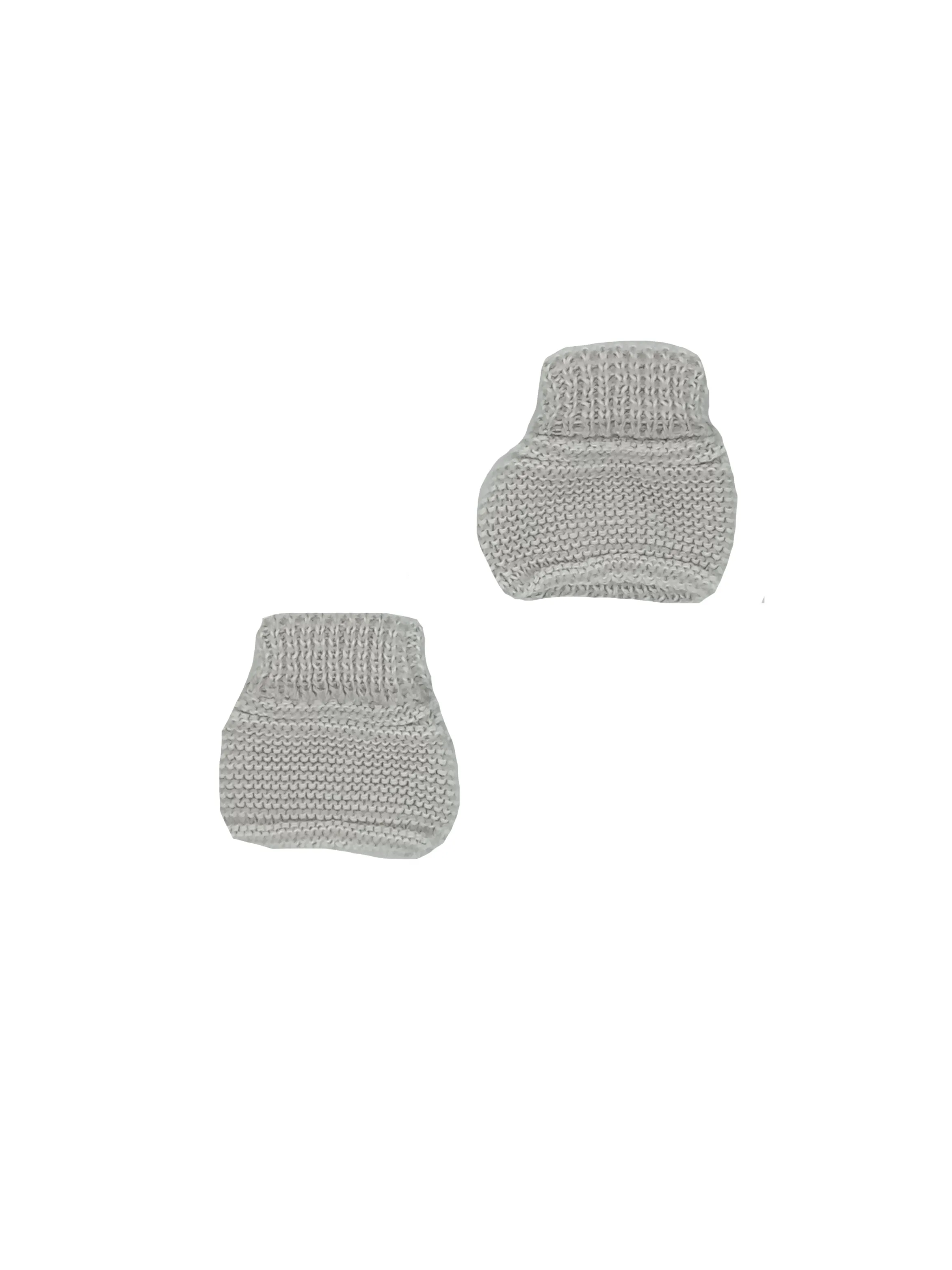 Grey Knitted Booties