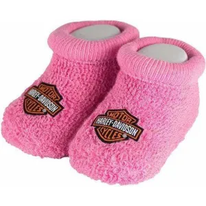 Harley-Davidson® Baby Girls' Boxed Stretch Terry Booties