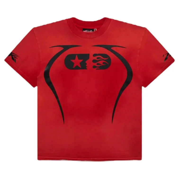 Hellstar Warm Up T-Shirt Red