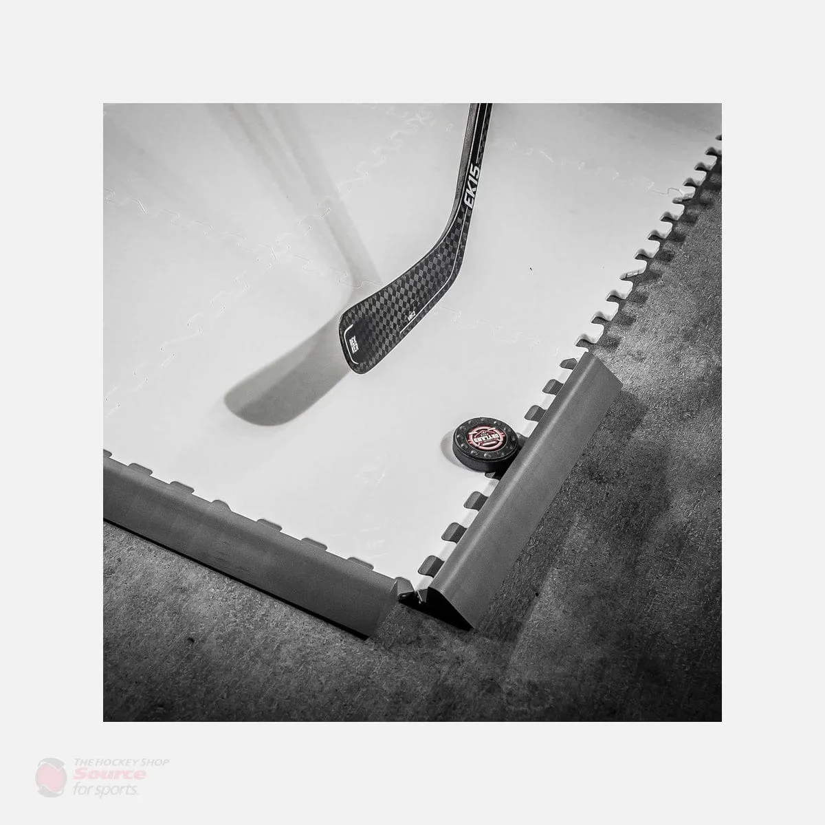 HockeyShot Dryland Allstar Tiles - Puck Stopper Edging