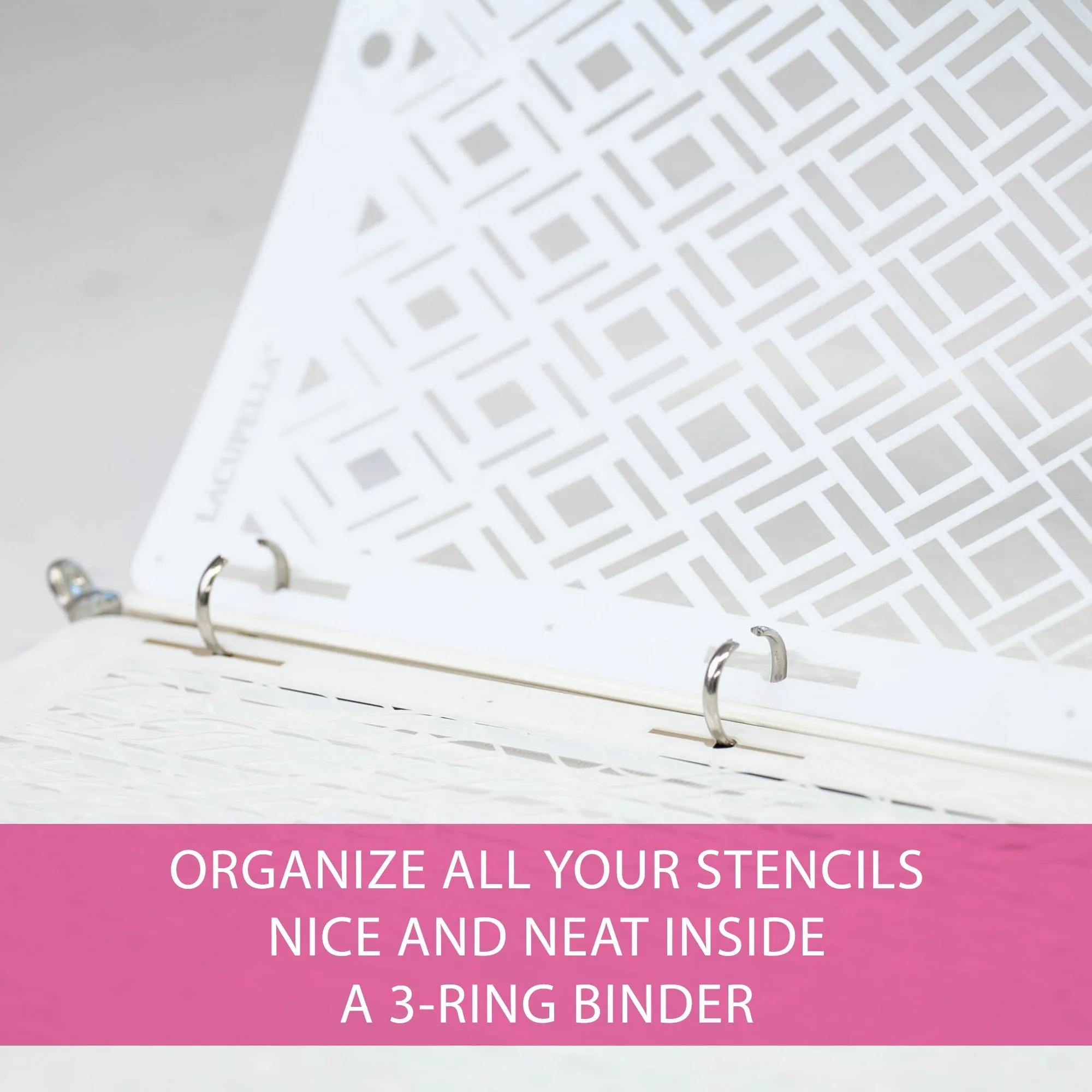 Holiday Cake Decorating Stencil COZY