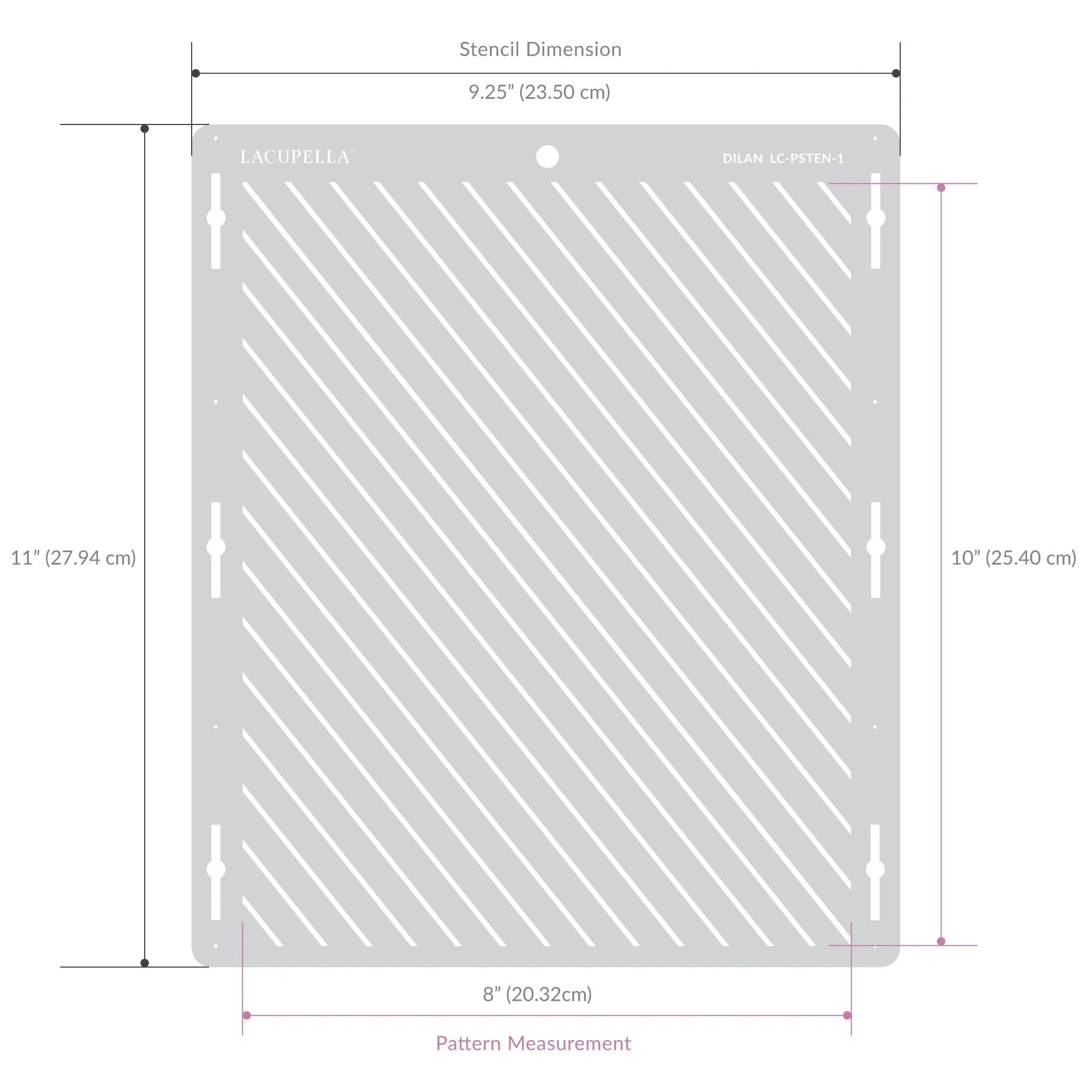Holiday Cake Decorating Stencil COZY