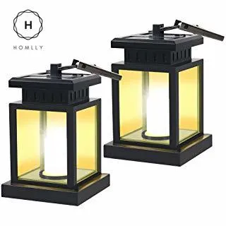 Homlly Classic Outdoor Solar Lantern Lamp