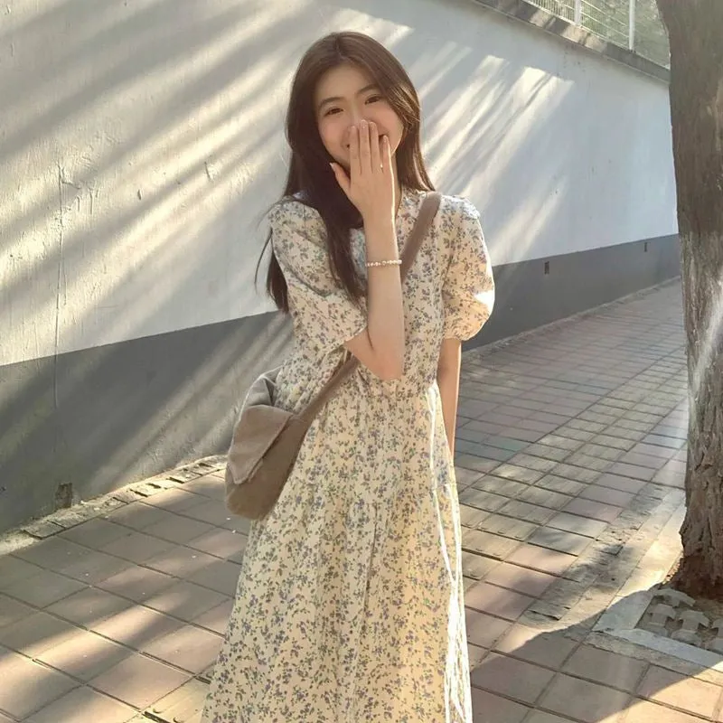 INSTOCK-floral dress platycodon  dress
