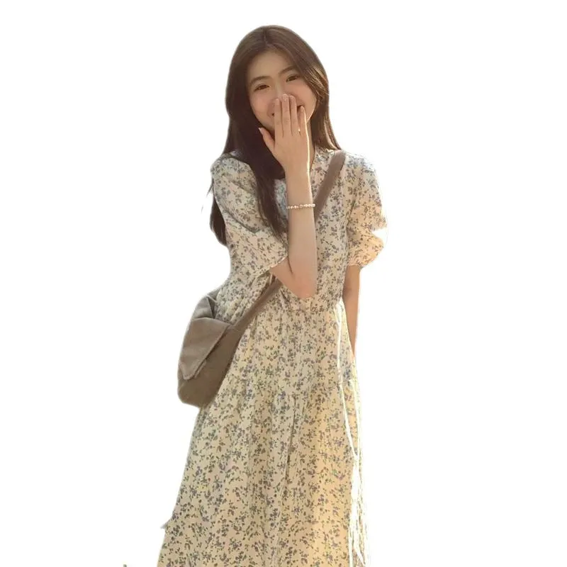INSTOCK-floral dress platycodon  dress