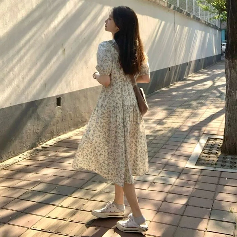 INSTOCK-floral dress platycodon  dress