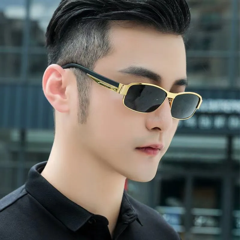 INSTOCK-New polarized trendy and stylish sunglasses for men.