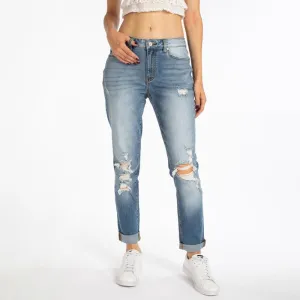 Kancan Distress Jean Light Wash