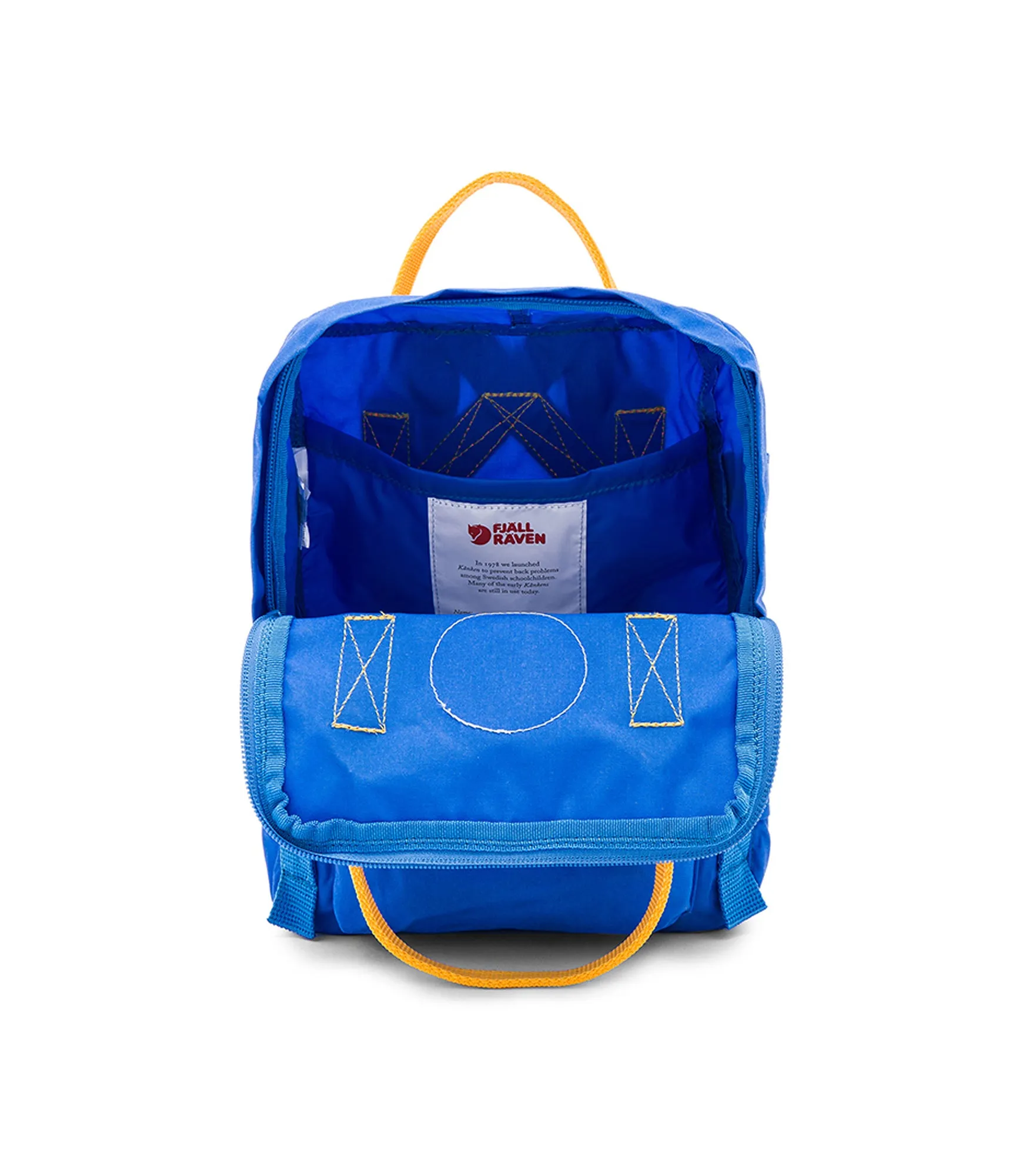 Kanken Mini - Blue/Warm Yellow