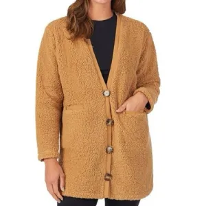 Koolaburra by UGG cozy Sherpa cardigan w/rib trim