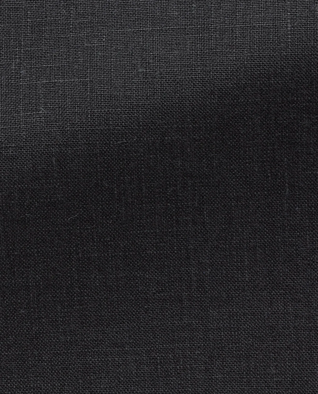 Libeco Black Pure Linen Plain Weave Trousers