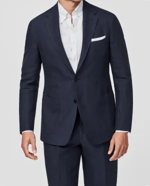 Libeco Navy Pure Linen Plain Weave
