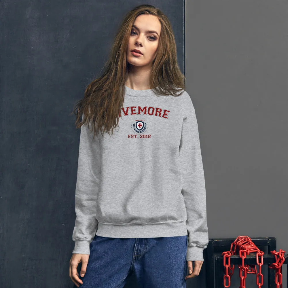 Live More University Unisex Sweatshirt