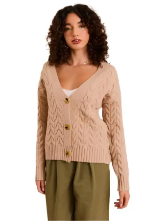 Long Sleeve V-Neck Oversized Sweater Cardigan